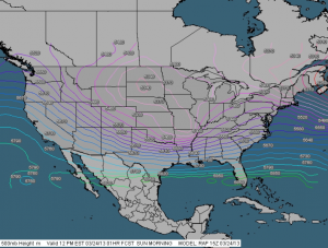 500 mb Heights